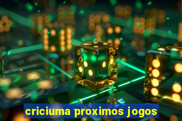 criciuma proximos jogos